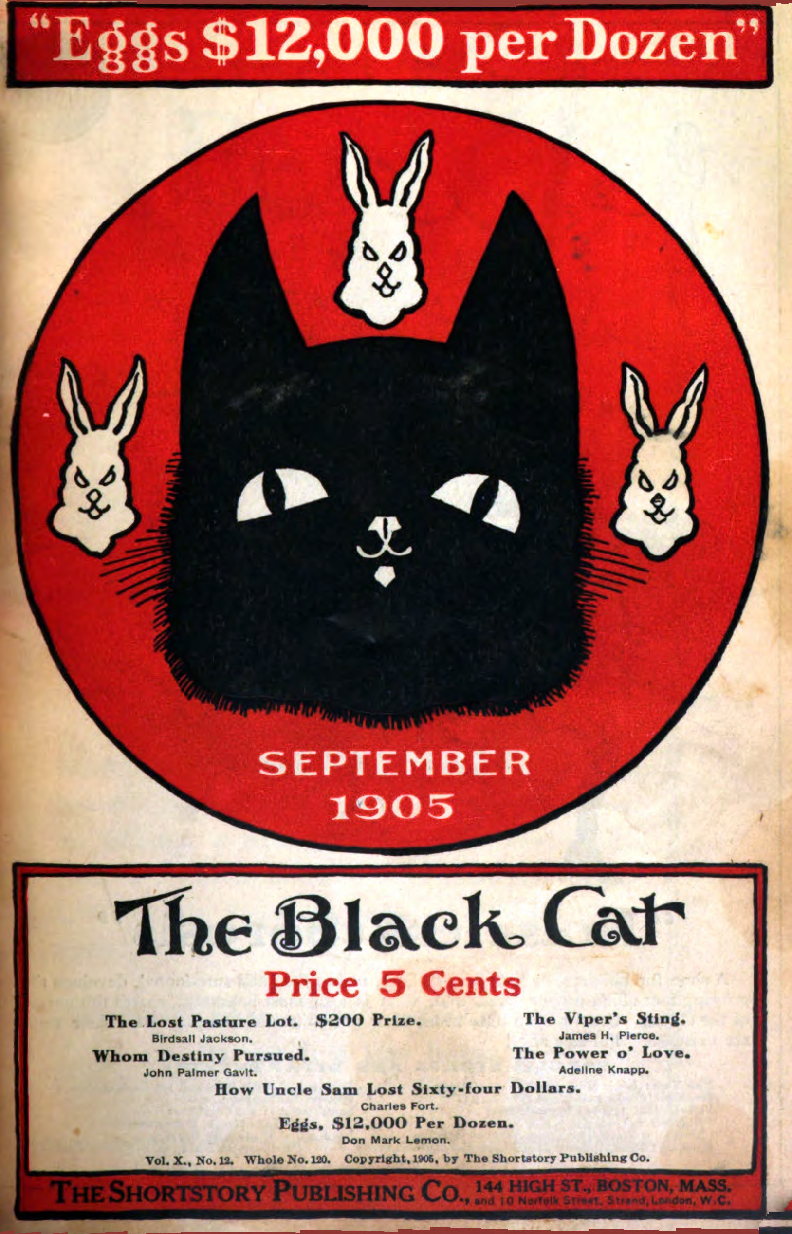 Selected Graphics from The Black Cat, September 1905