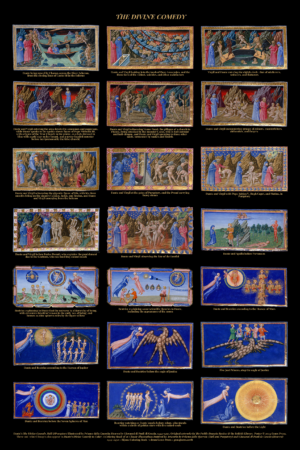 Dante's <em>The Divine Comedy</em> Poster 24 x 36"