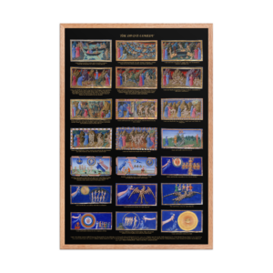 Dante's The Divine Comedy, Framed Poster 24 x 36"