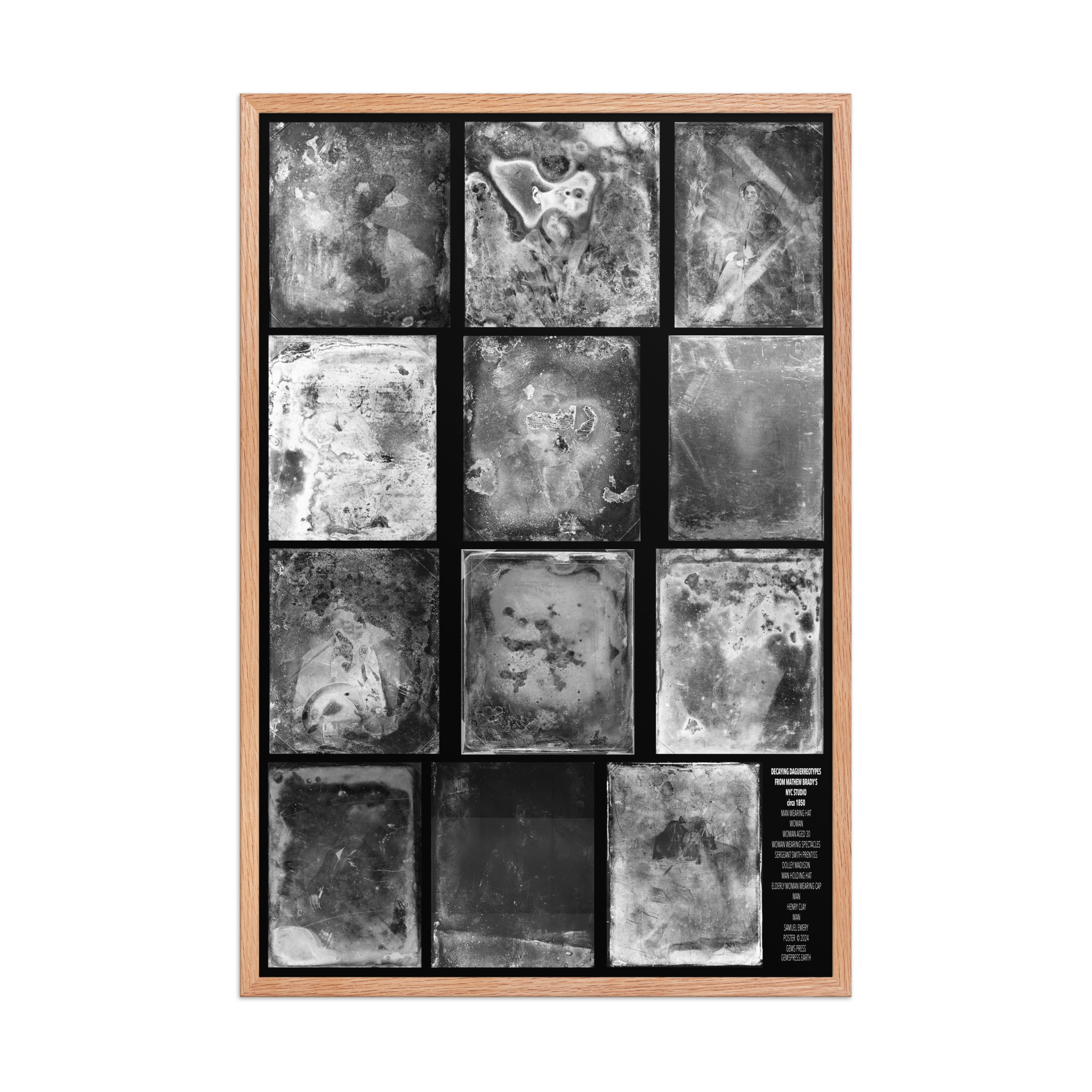 Decaying Daguerreotypes Framed Poster 24 x 36" - Image 2
