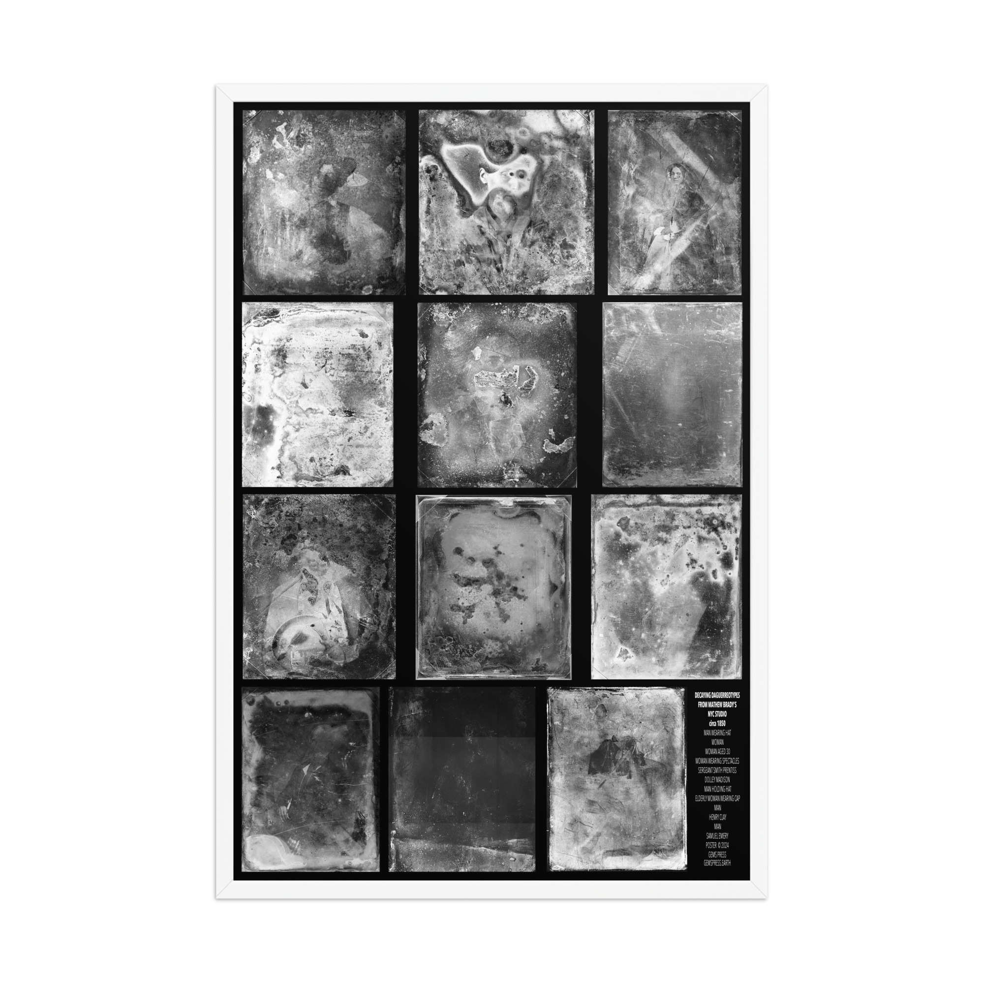 Decaying Daguerreotypes Framed Poster 24 x 36" - Image 3