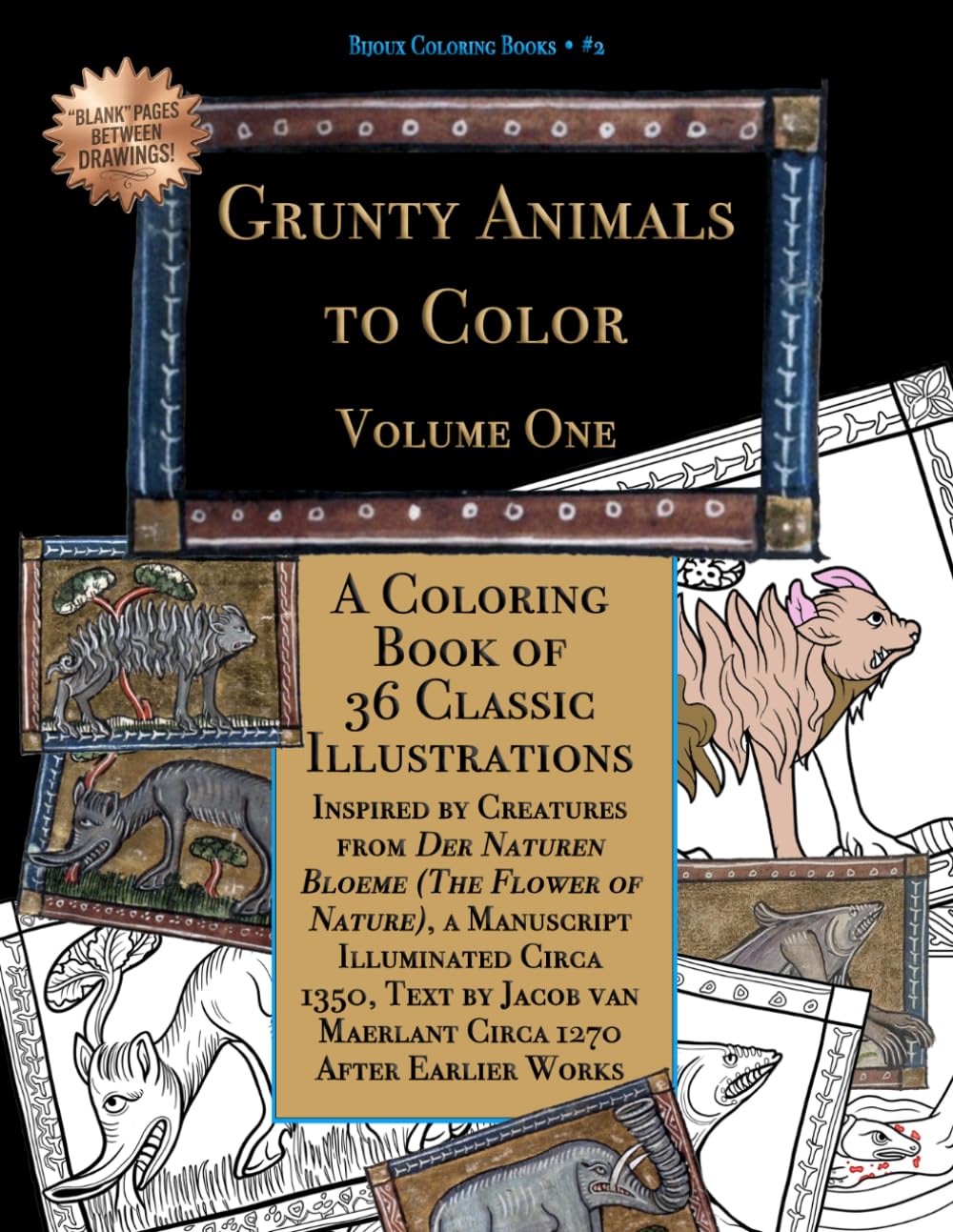 Grunty Animals to Color Volume One
