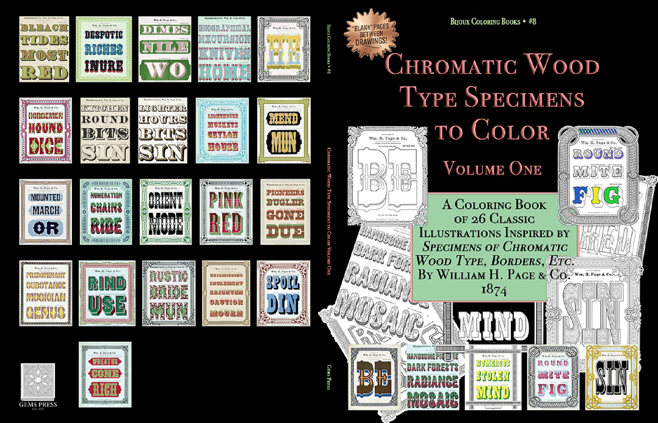 Chromatic Wood Type Specimens to Color Volume One