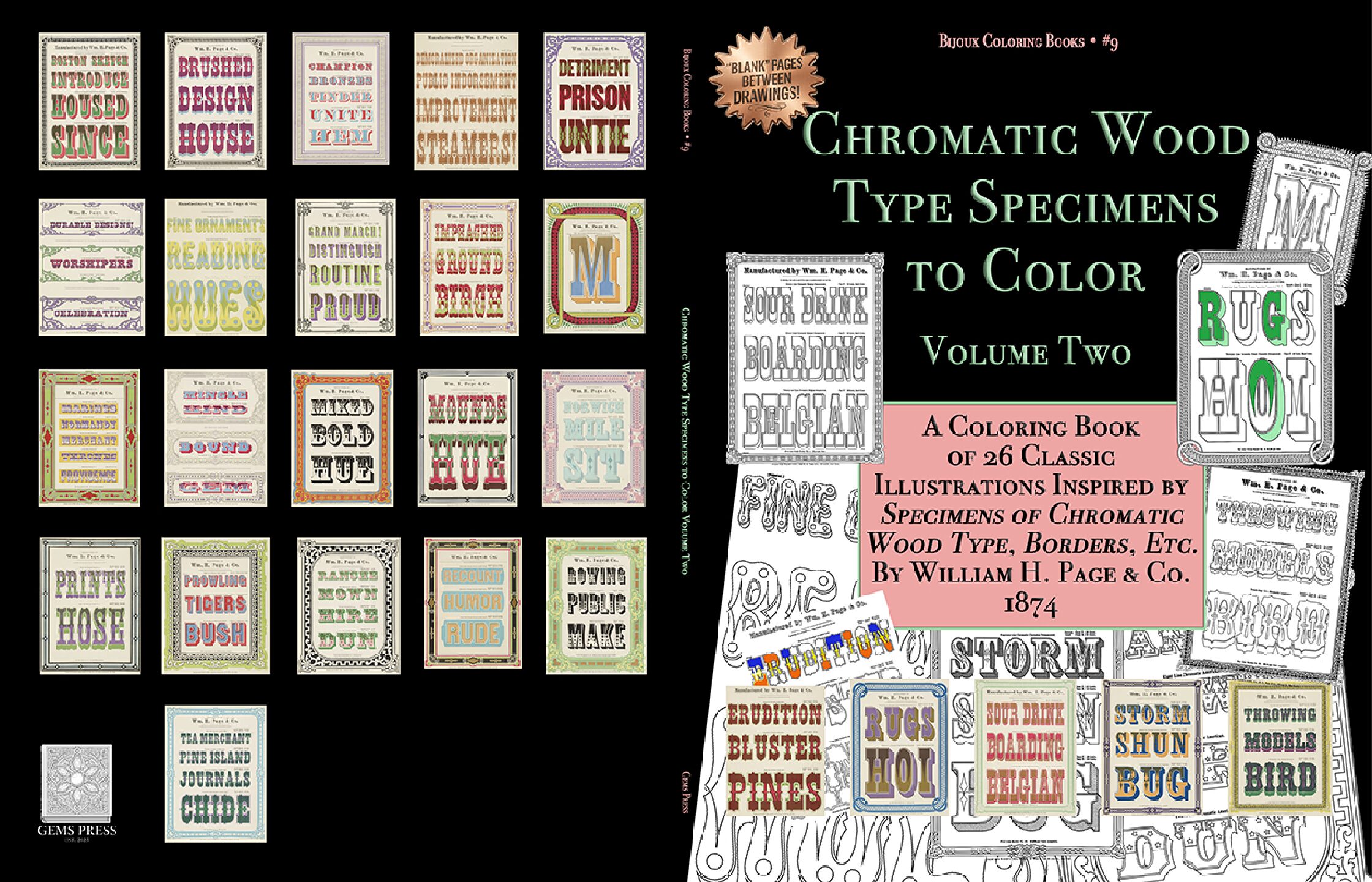 Chromatic Wood Type Specimens to Color Volume Two