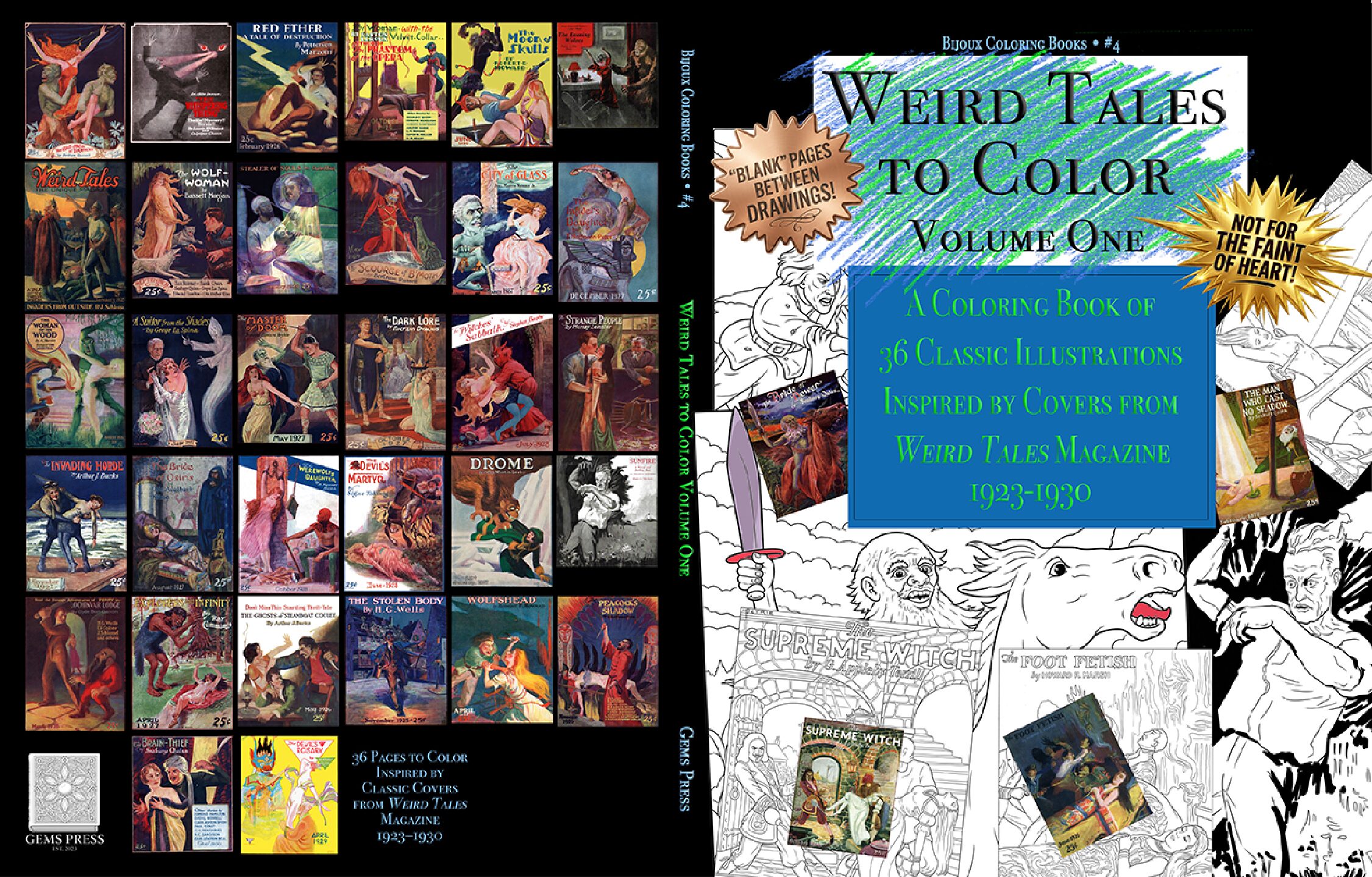 Weird Tales to Color, Volume One