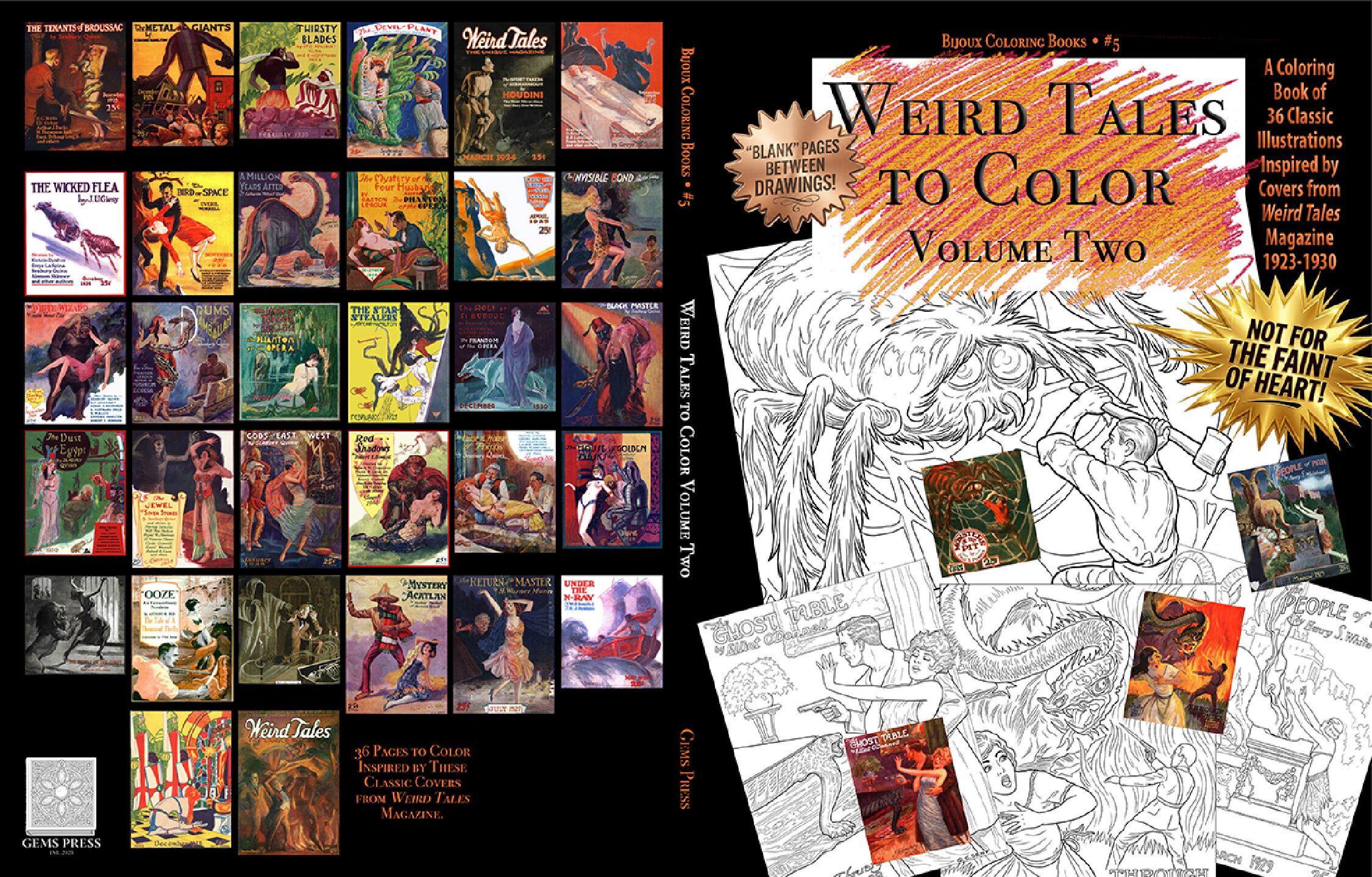 Weird Tales to Color, Volume Two