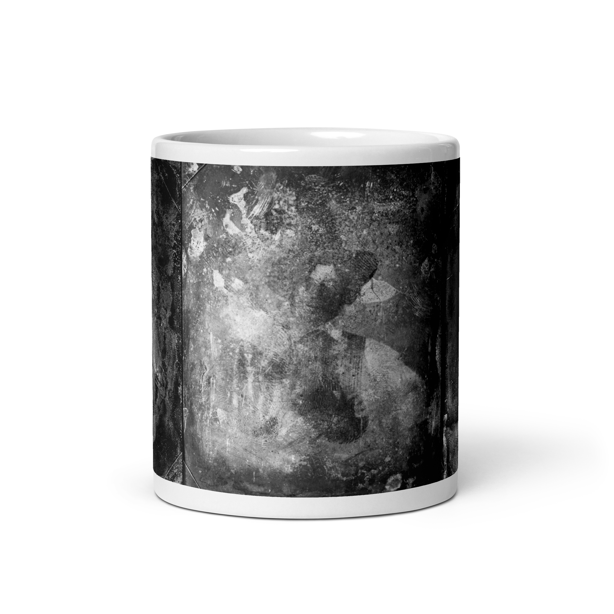 Decaying Daguerreotypes Mug: Man Wearing Hat, Man Holding Hat, Man
