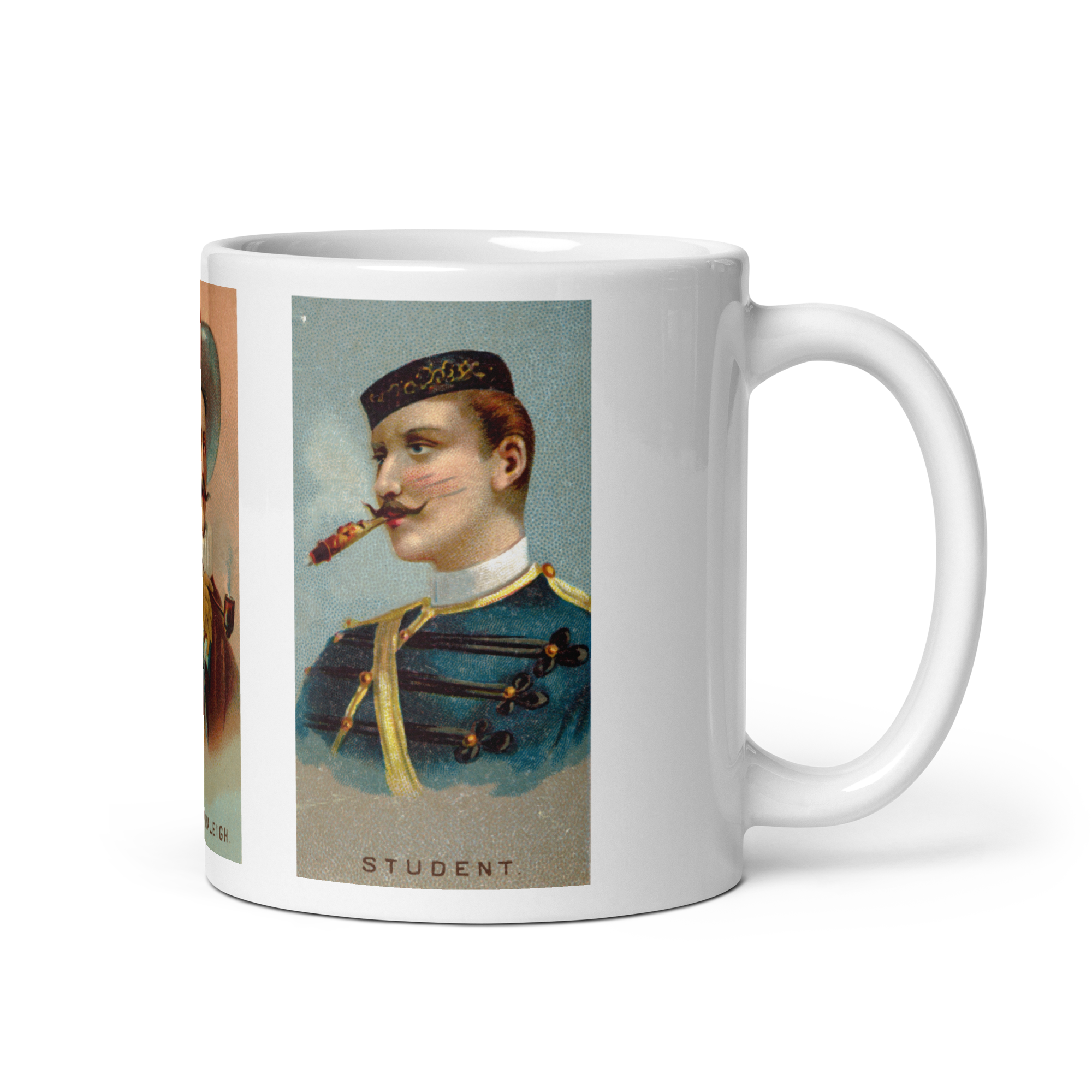 World's Smokers Mug: Russian Lady, Sir Walter Raleigh, Student - Image 2